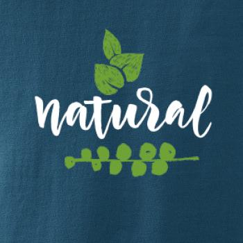 Natural - nápis v listoch