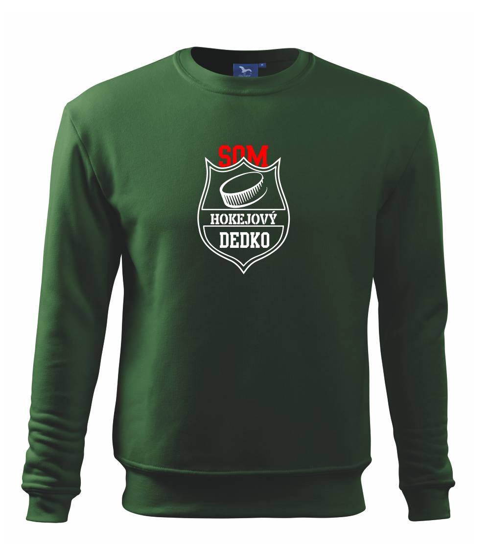 Rodinné tričká - Som hokejový dedko puk - Mikina Essential pánska
