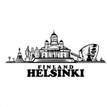 Helsinki - mesto s nápisom