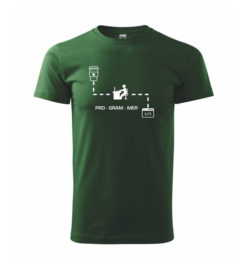 Tričká pre ajťákov - Programer code - Tričko extra veľké  (5-8XL)