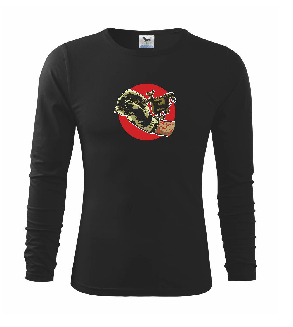 Grafické tričká - Tattoo Machine - Tričko detské Long Sleeve