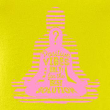Joga - positive vibes only ružová