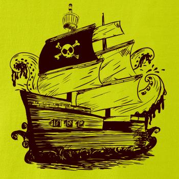 Pirátská loď maľovaná Pirátská loď maľovaná