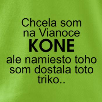 Chcela som na Vianoce kone
