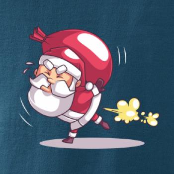 Santa nesie ťažký náklad