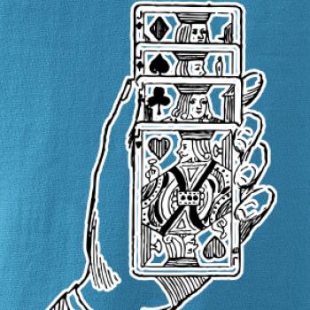 Poker ruka s kartami