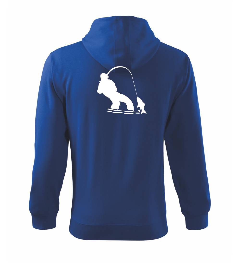 Rybár ťahajúce rybu Rybár ťahajúce rybu