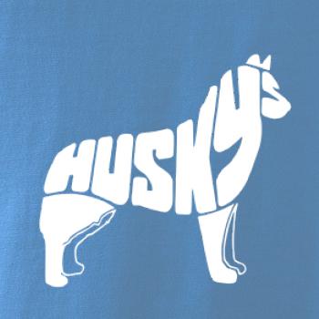 Husky - text v tele