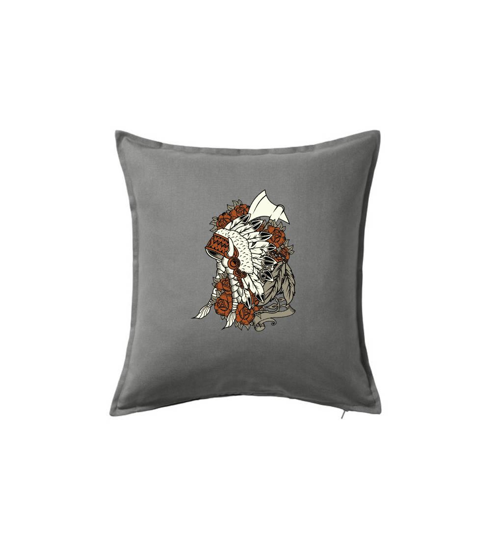 Grafické tričká - Indian čelenka - Vankúš 50x50