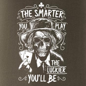 Lucky poker player Lucky poker player