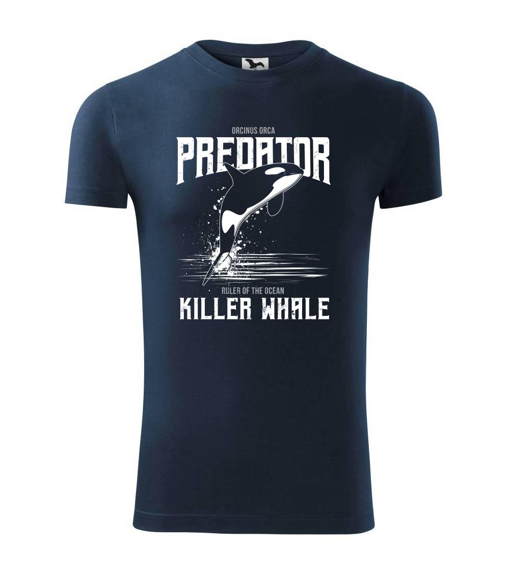 Tričká so zvieratami - Orca predator - Viper FIT - Pánske zúžené tričko