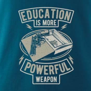 Education Is More Powerful Weapon