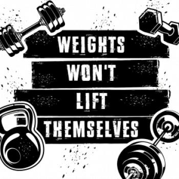 Weights wont lift themselfs