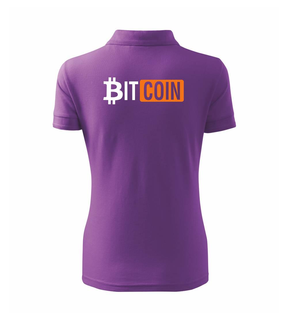 Bitcoin nápis Bitcoin nápis