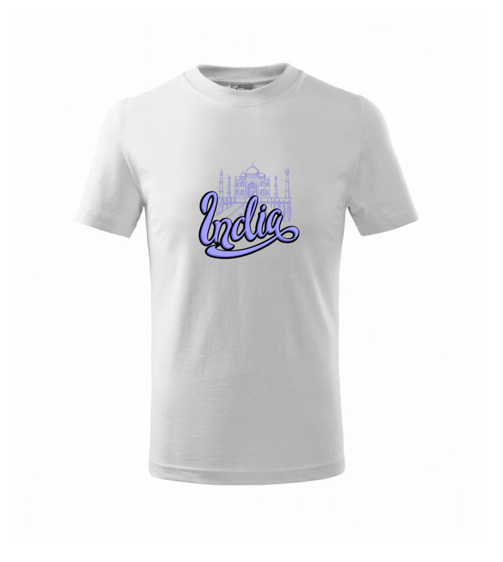 Ostatné mestá / miesta - India Lettering - Tričko detské bavlnené