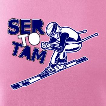 Lyžiar ser to tam