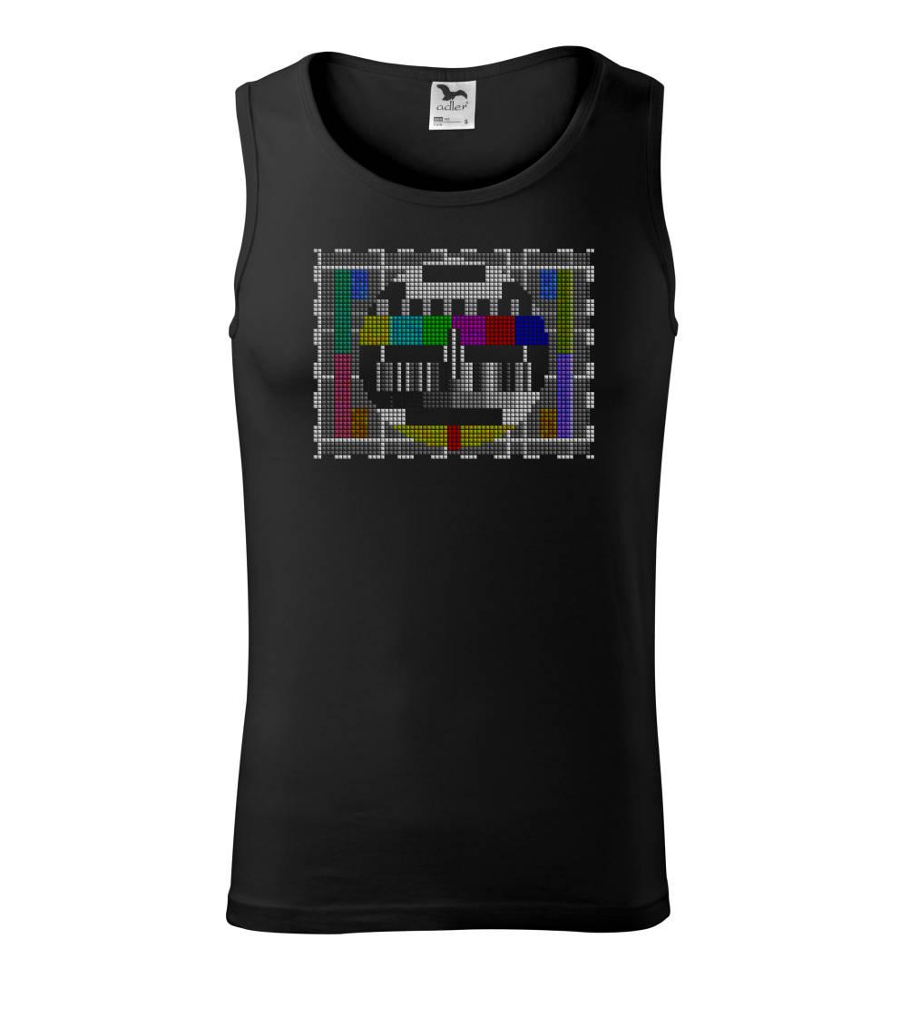Tričká pre ajťákov - Monoskope tetris - Tielko pánske Core