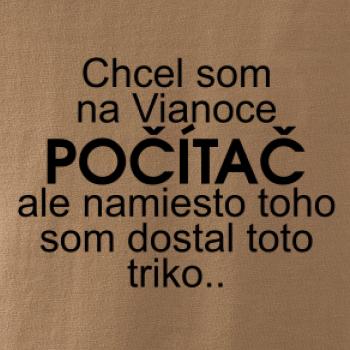 Chcel som na Vianoce počítač