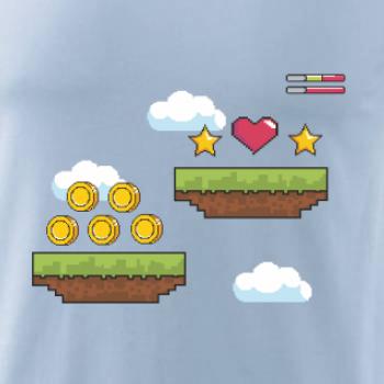 Gamer - stará hra - mince a mraky