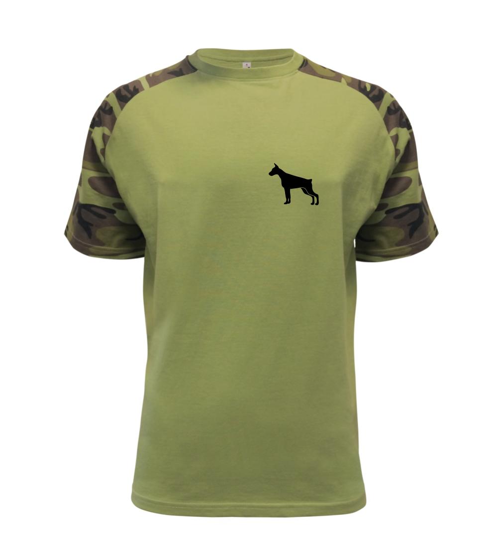 Ostatné psie plemená - Doberman ikona prsník - Raglan Military