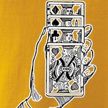 Poker ruka s kartami Poker ruka s kartami