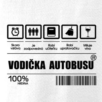 Čiarový kód - Vodič autobusu / Vodička autobusu