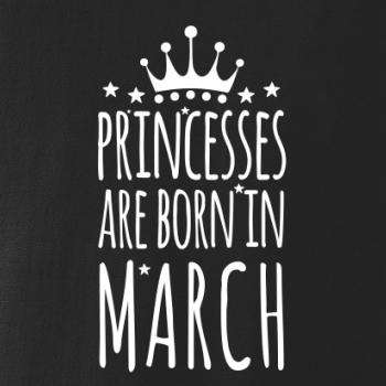Princesses are born in March