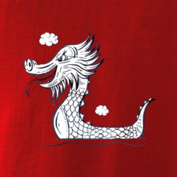 Dračia loď olejomaľba