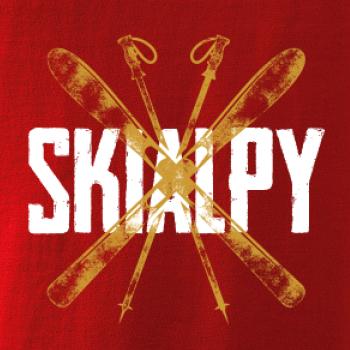 Skialpy nápis lyže Skialpy nápis lyže