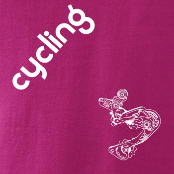 Cycling nápis šikmo