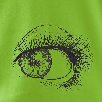 Obrie oko čiernobiele