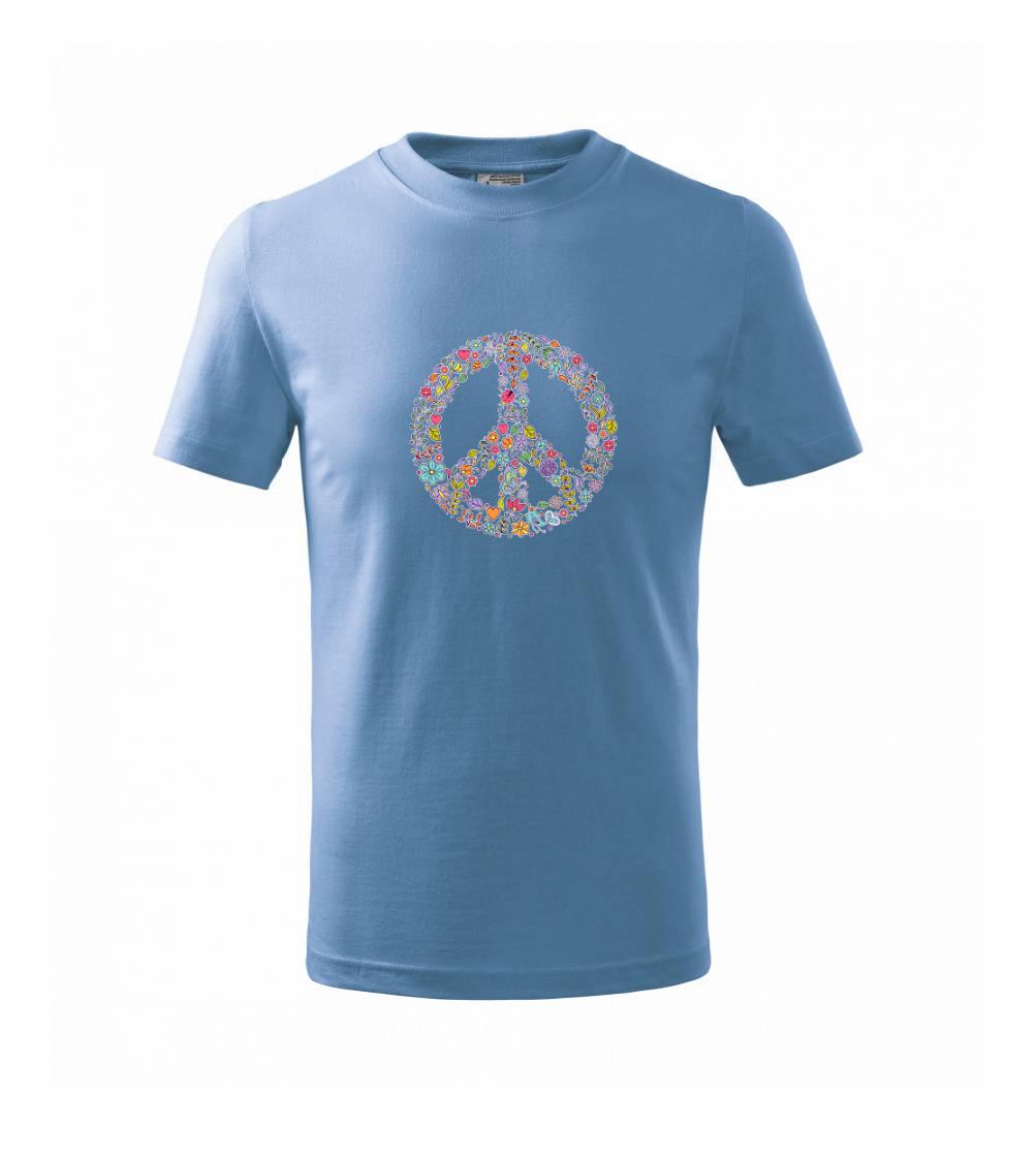 Peace symbol lístečky