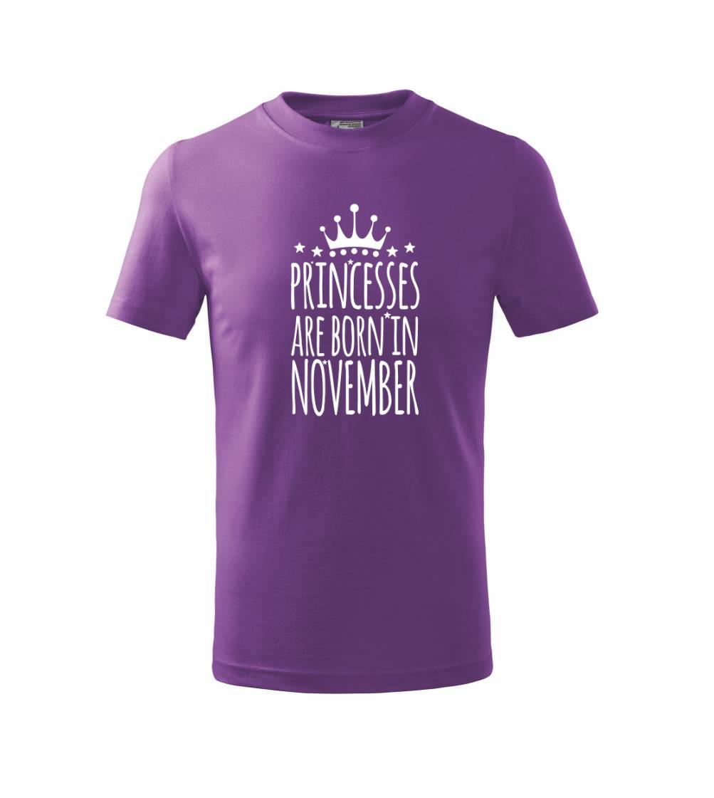 Princesses are born in November