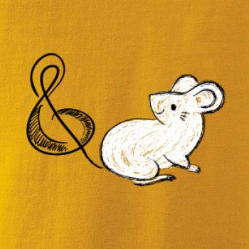 Myš husľový kľúč