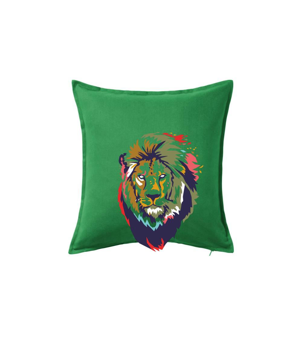 Hlava leva kreslená jednoduchá Hlava leva kreslená jednoduchá