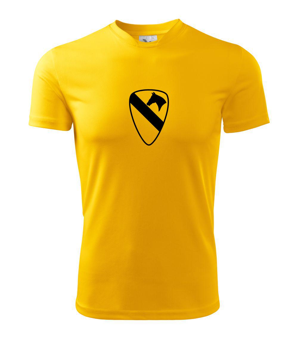 Vojenská tričká s potlačou - 1st Cavalry Division - Pánske tričko Fantasy športové