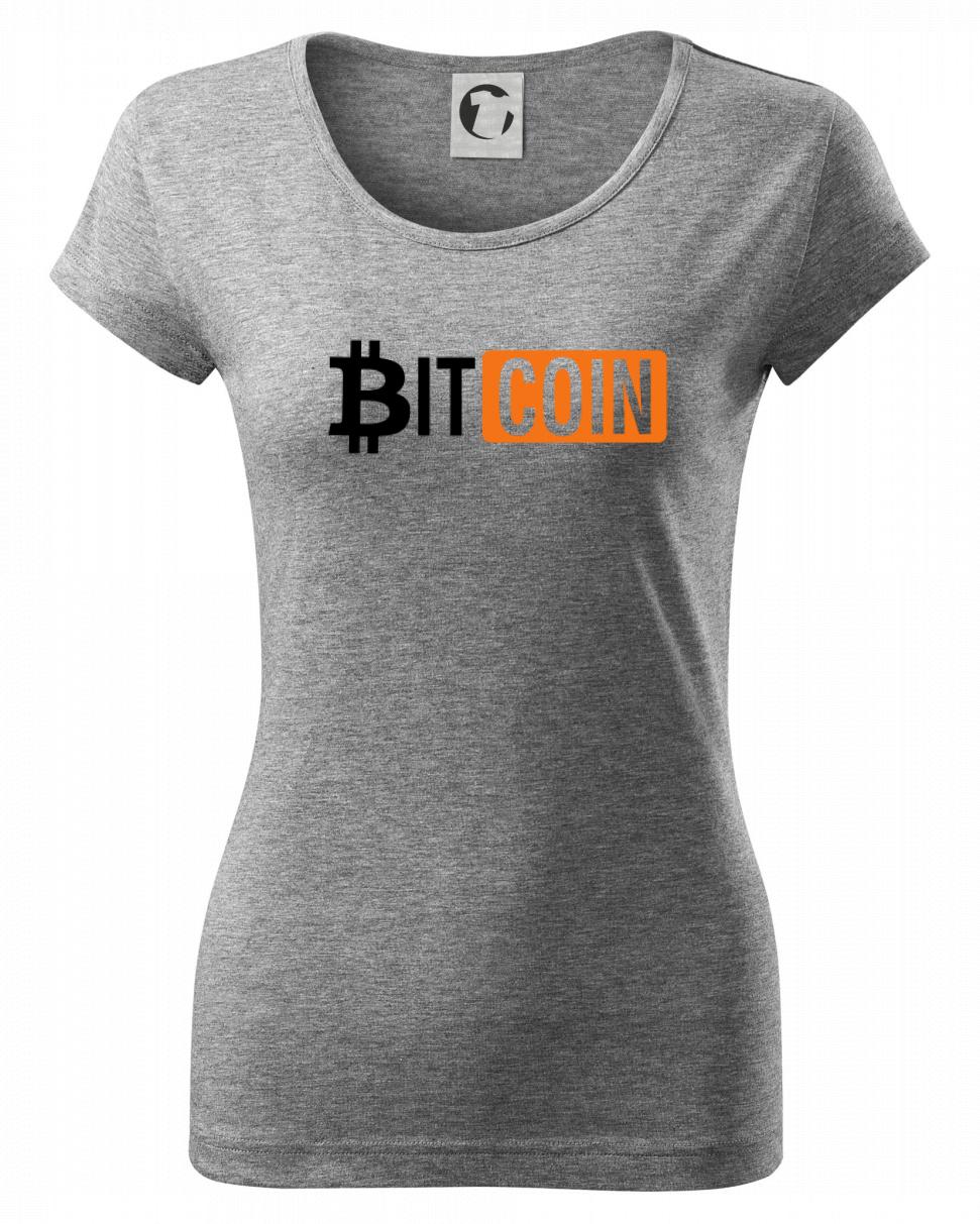 Bitcoin nápis Bitcoin nápis