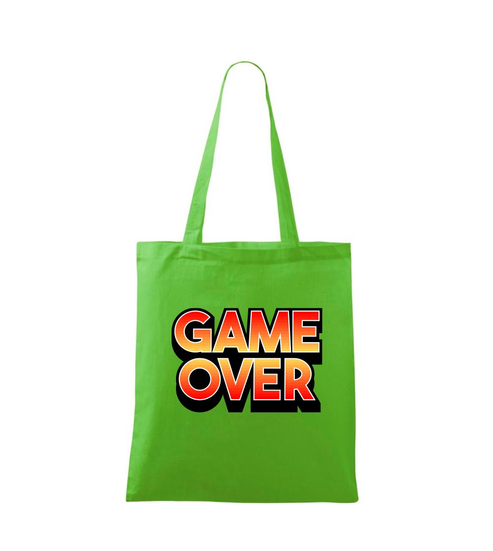 Game over - nápis farebný