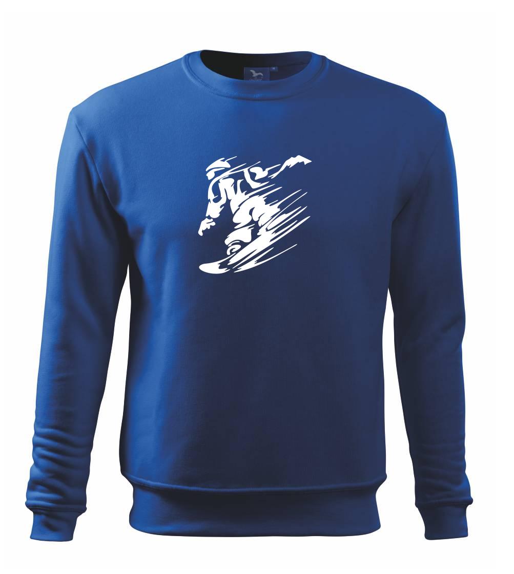 Lyže a Snowboard - Rychlý snowboardista - Mikina Essential detská