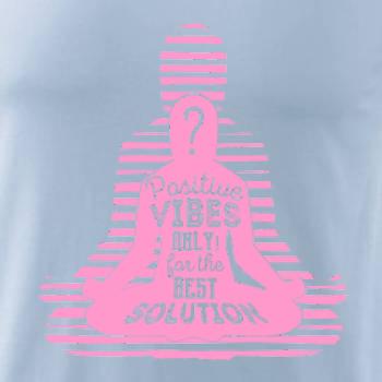 Joga - positive vibes only ružová