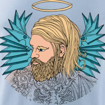 Anjel maľovaný - muž (Pecka design)