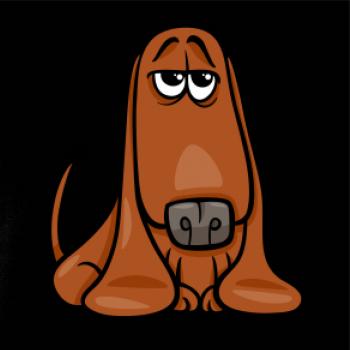 Baset - kreslený hnedý