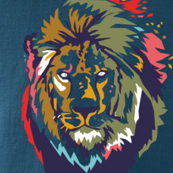 Hlava leva kreslená jednoduchá