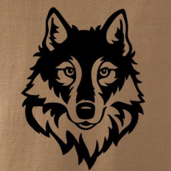 Hlava vlka čiernobiela (Hana-creative)