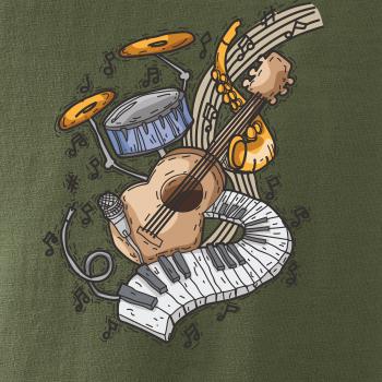 Hudobné nástroje v notách