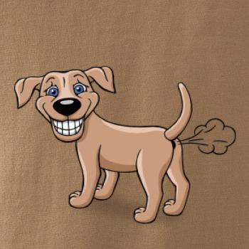 Prdiace pes kreslený (Hana-creative)