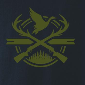 Lovec a kačice - zelený