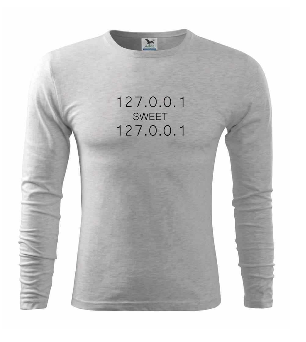 Tričká pre ajťákov - 127.0.0.1 sweet - Tričko s dlhým rukávom FIT-T long sleeve