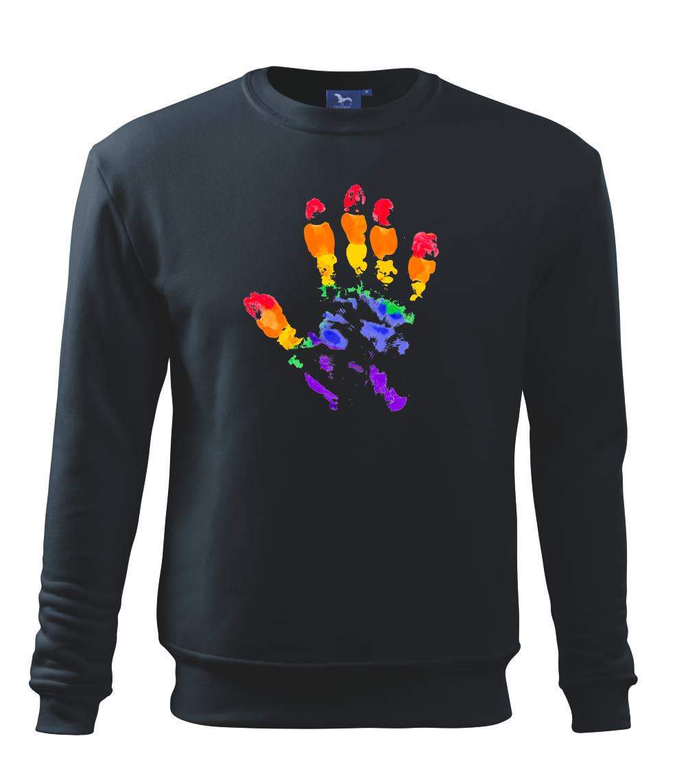 LGBT hand print LGBT hand print