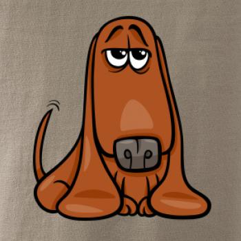 Baset - kreslený hnedý